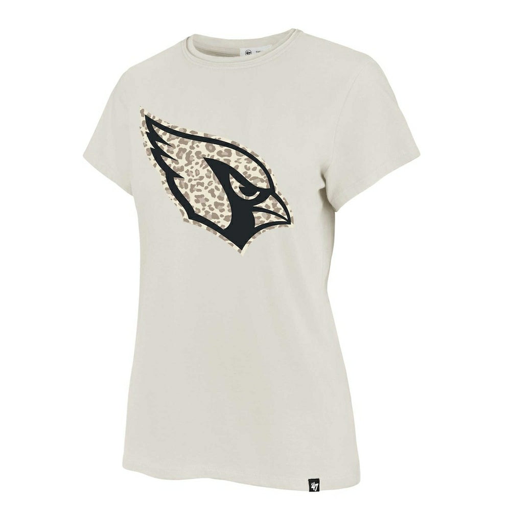 Arizona Cardinals '47 Women's Panthera Frankie T-Shirt Cream | 47 brand
