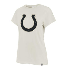 Indianapolis Colts '47 Women's Panthera Frankie T-Shirt Cream | 47 brand