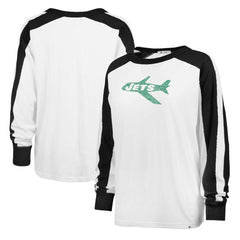 New York Jets '47 Women's Premier Caribou Long Sleeve T-Shirt White | 47 brand