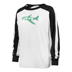 New York Jets '47 Women's Premier Caribou Long Sleeve T-Shirt White | 47 brand