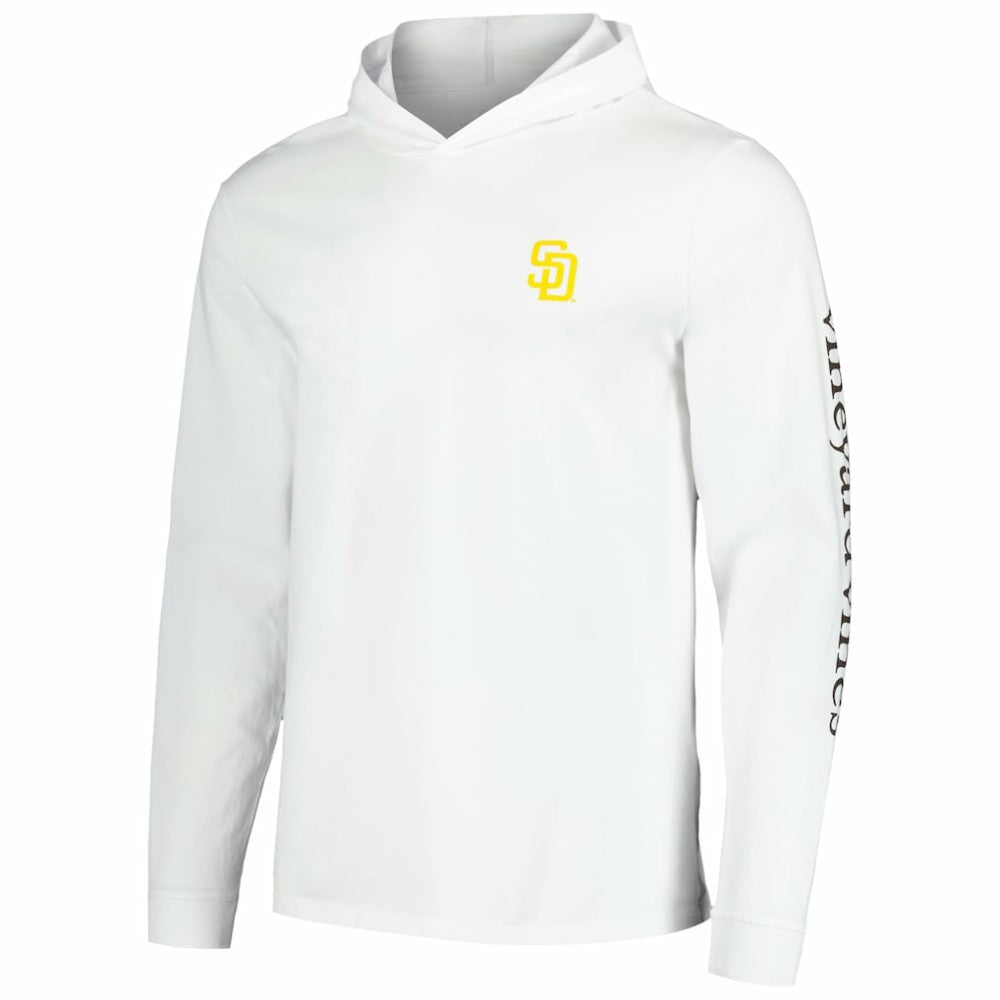 San Diego Padres Vineyard Vines Long Sleeve Hoodie T-Shirt - MLB