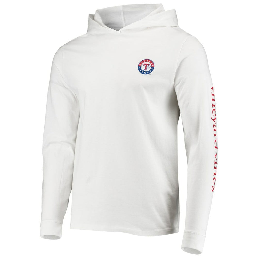 Texas Rangers Vineyard Vines Long Sleeve Hoodie T-Shirt - MLB