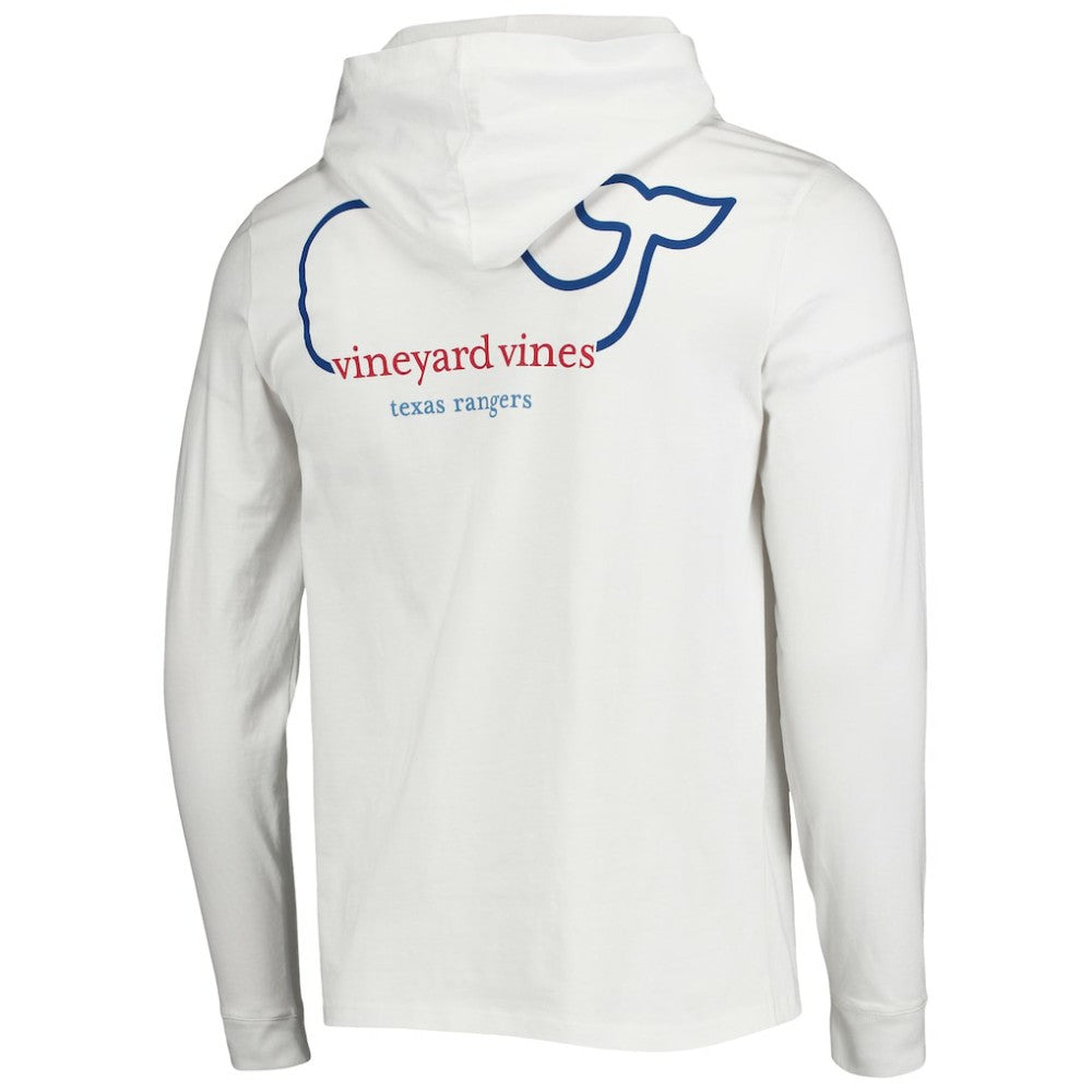 Texas Rangers Vineyard Vines Long Sleeve Hoodie T-Shirt - MLB
