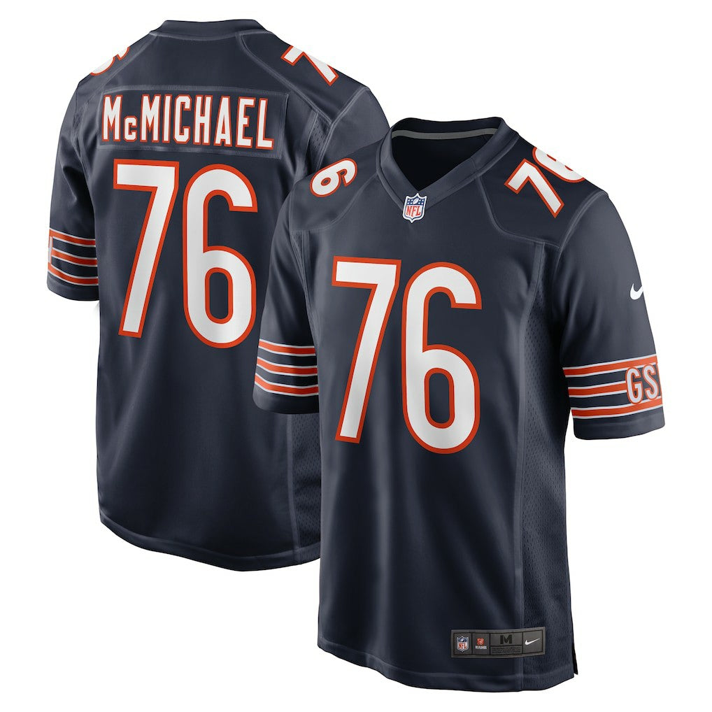 Steve McMichael Chicago Bears Retired Player Game Jersey Navy | Nike for Sale