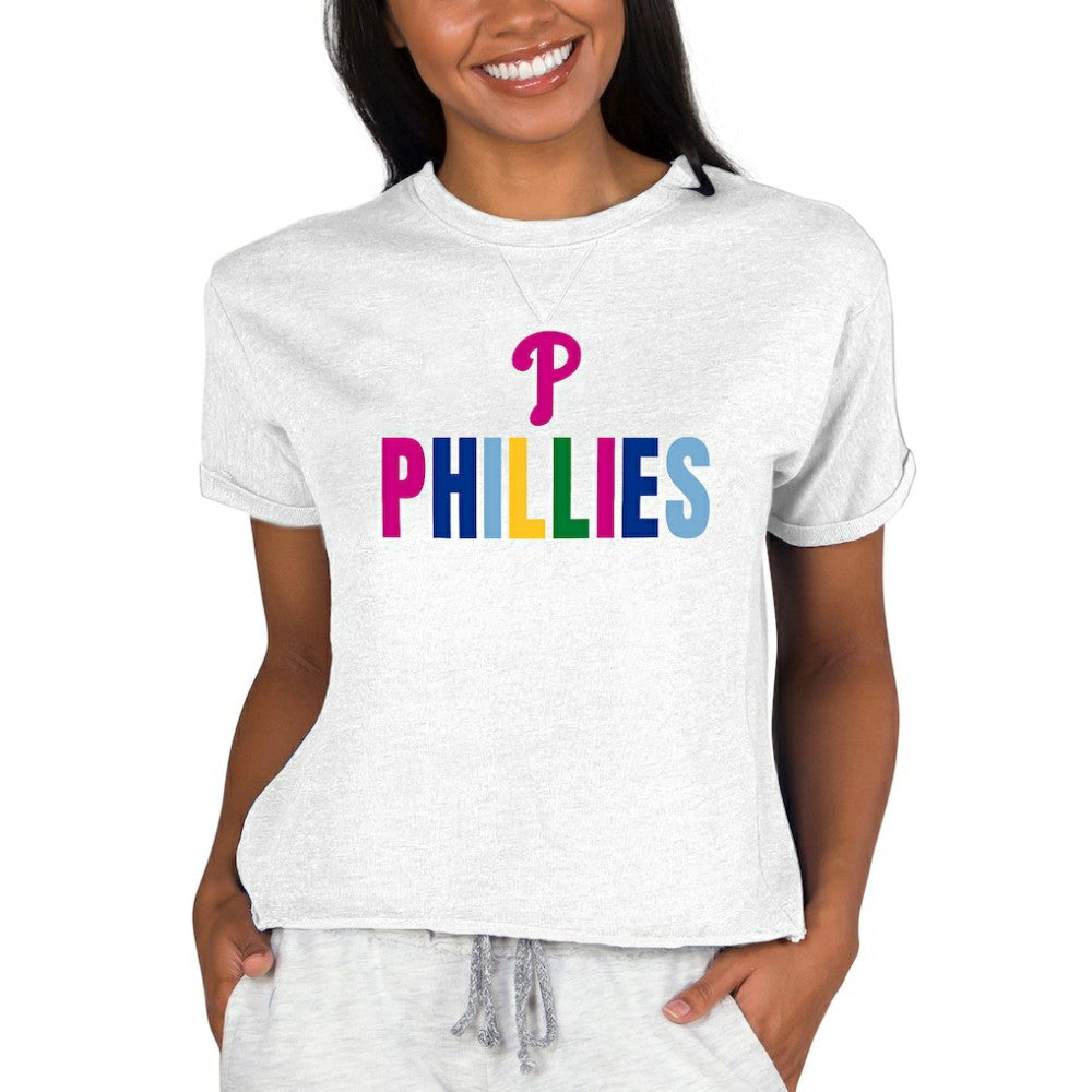 Philadelphia Phillies Concepts Sport Women's Mainstream Terry Sweatshirt - MLB