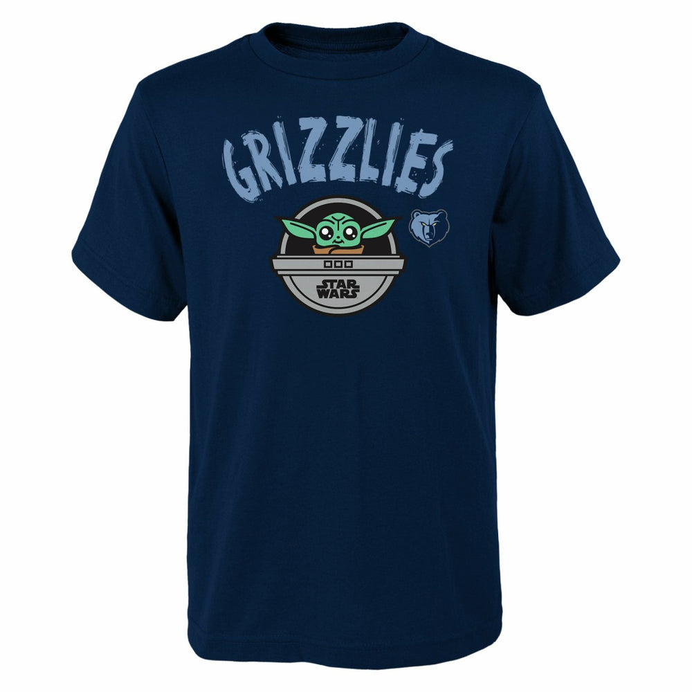 Memphis Grizzlies Youth Star Wars The Child T-Shirt Navy - NBA