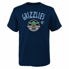 Memphis Grizzlies Youth Star Wars The Child T-Shirt Navy - NBA