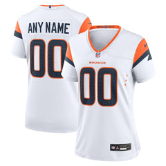 Denver Broncos Women's Mile High Collection Custom Game Jersey White | Nike for Sale