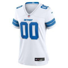 Detroit Lions Women's Custom Game Jersey White | Nike for Sale
