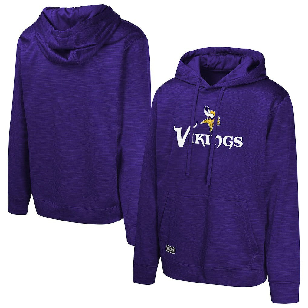 Minnesota Vikings Streak Fleece Pullover Hoodie Purple | NFL