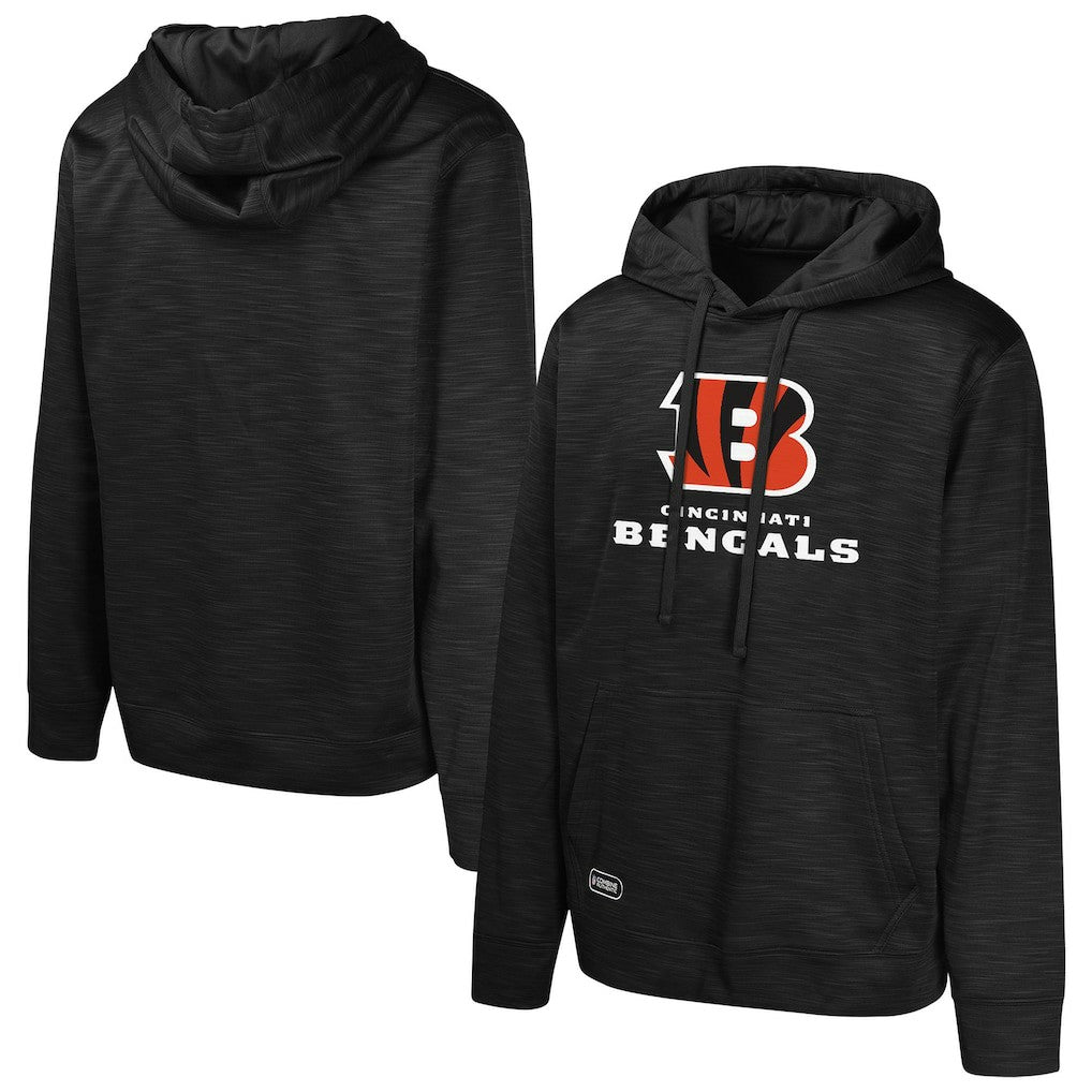 Cincinnati Bengals Streak Fleece Pullover Hoodie Black | NFL