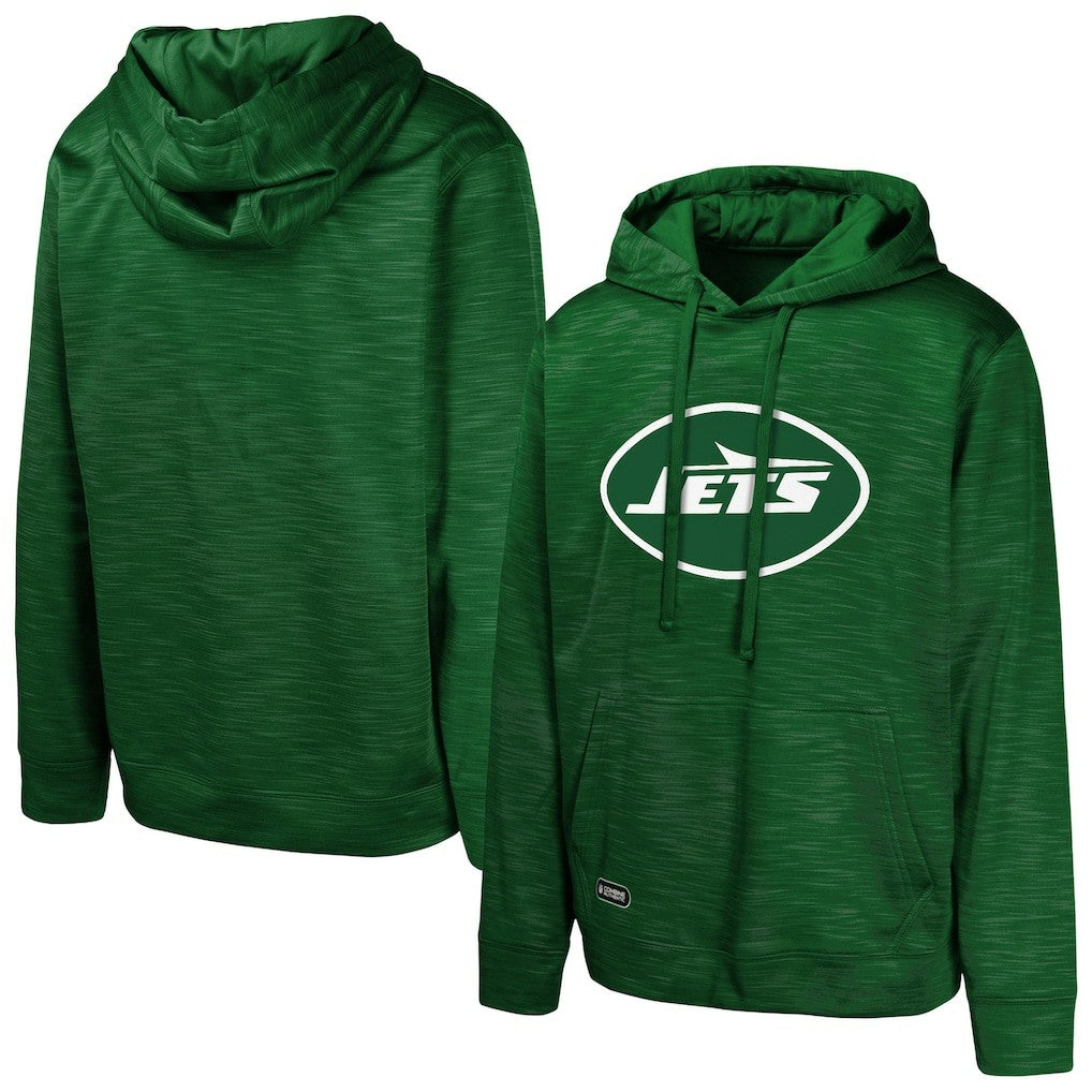 New York Jets Streak Fleece Pullover Hoodie Green | NFL