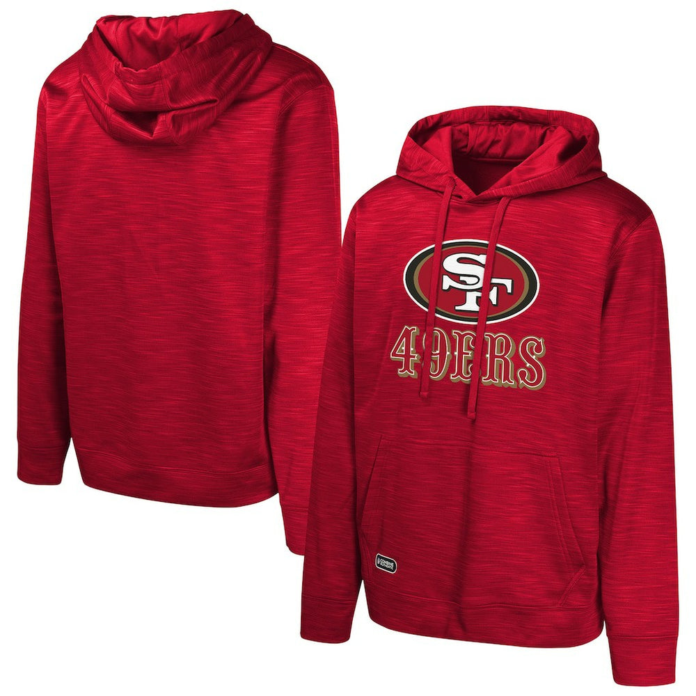 San Francisco 49ers Streak Fleece Pullover Hoodie Scarlet | NFL