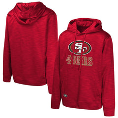 San Francisco 49ers Streak Fleece Pullover Hoodie Scarlet | NFL