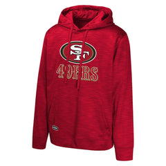 San Francisco 49ers Streak Fleece Pullover Hoodie Scarlet | NFL