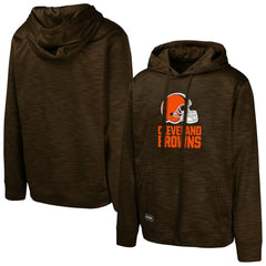 Cleveland Browns Streak Fleece Pullover Hoodie Brown | NFL