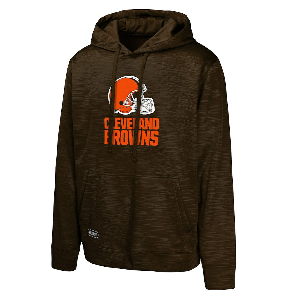 Cleveland Browns Streak Fleece Pullover Hoodie Brown | NFL