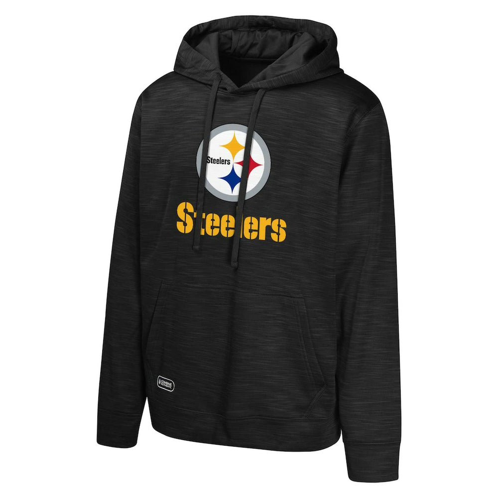 Pittsburgh Steelers Streak Fleece Pullover Hoodie Black | NFL
