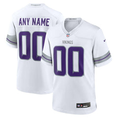 Minnesota Vikings Alternate Custom Game Jersey White | Nike for Sale
