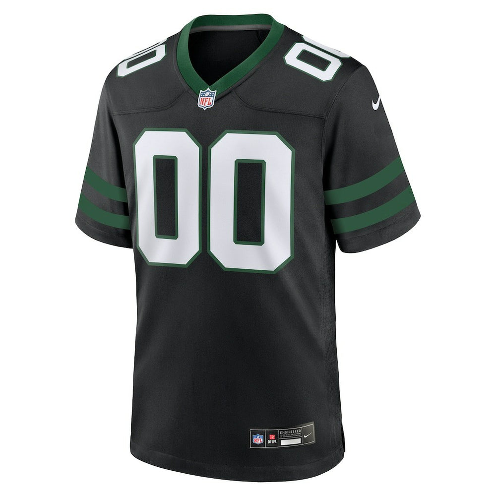New York Jets Alternate Custom Game Jersey Legacy Black | Nike for Sale