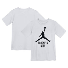 Brooklyn Nets Jordan Brand Preschool Essential Jumpman T-Shirt White - NBA