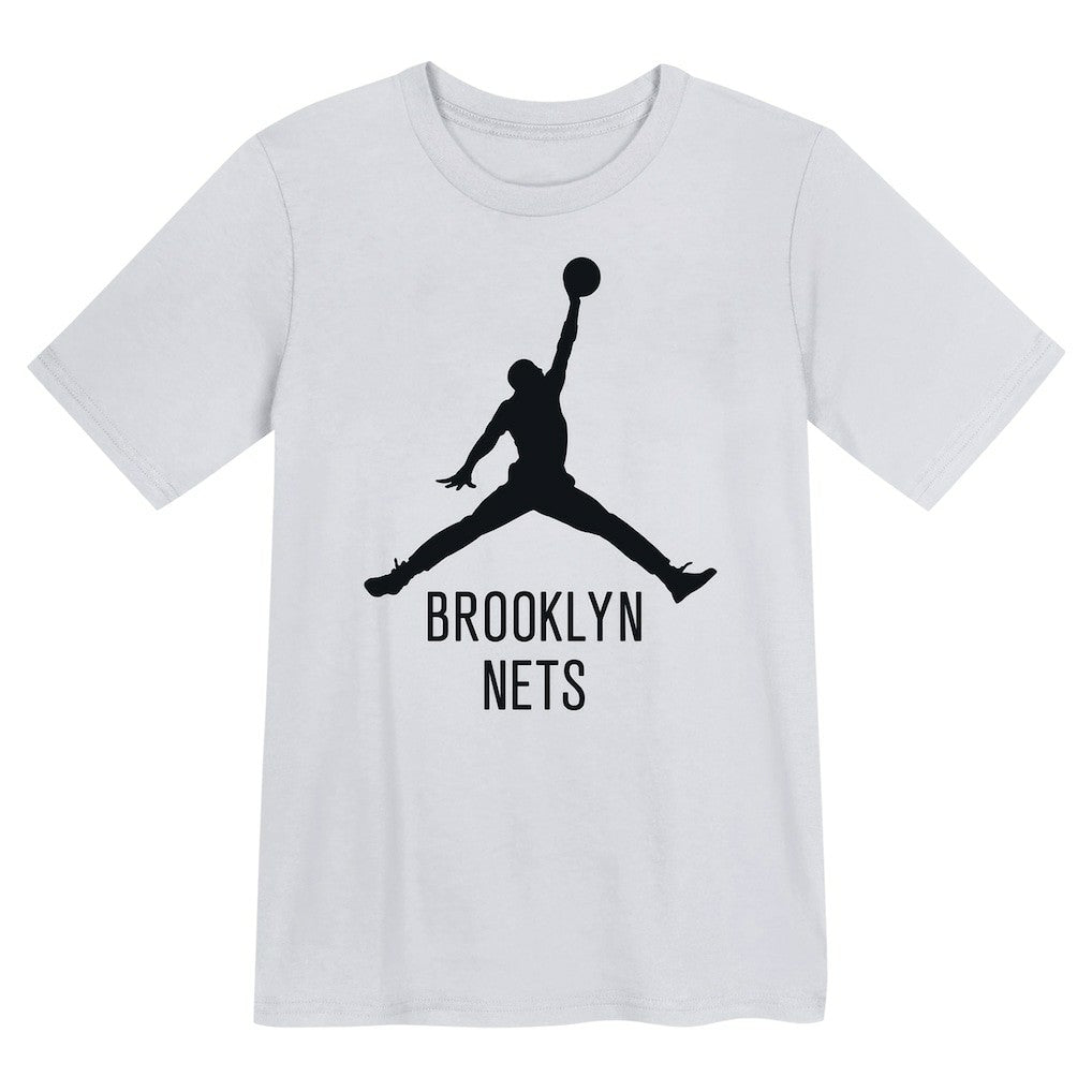 Brooklyn Nets Jordan Brand Preschool Essential Jumpman T-Shirt White - NBA