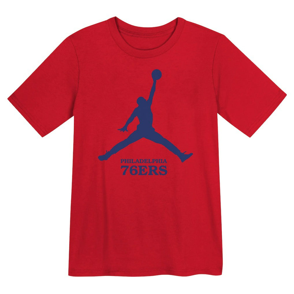 Philadelphia 76ers Jordan Brand Preschool Essential Jumpman T-Shirt Red - NBA