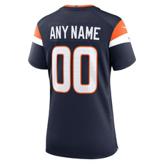 Denver Broncos Women's Alternate Mile High Collection Custom Game Jersey Navy | Nike for Sale