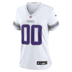 Minnesota Vikings Women's Alternate Custom Game Jersey White | Nike for Sale
