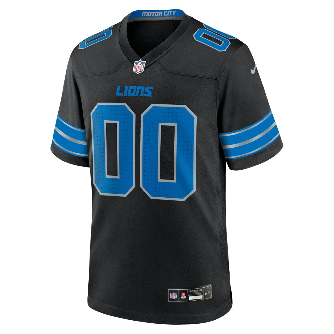 Detroit Lions Alternate Custom Game Jersey Black | Nike for Sale