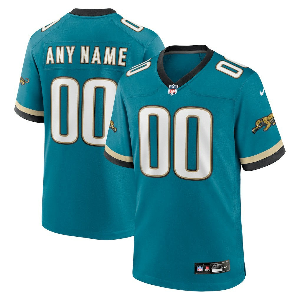 Jacksonville Jaguars Prowler Throwback Custom Game Jersey Teal | Nike for Sale