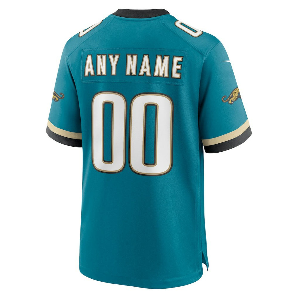 Jacksonville Jaguars Prowler Throwback Custom Game Jersey Teal | Nike for Sale