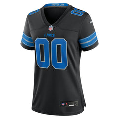 Detroit Lions Women's Alternate Custom Game Jersey Black | Nike for Sale