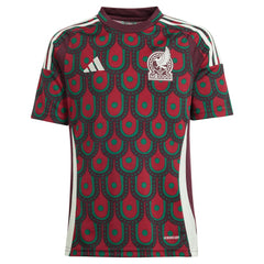 Mexico National Team Youth 2024 Home Replica Jersey Burgundy | Adidas cheap
