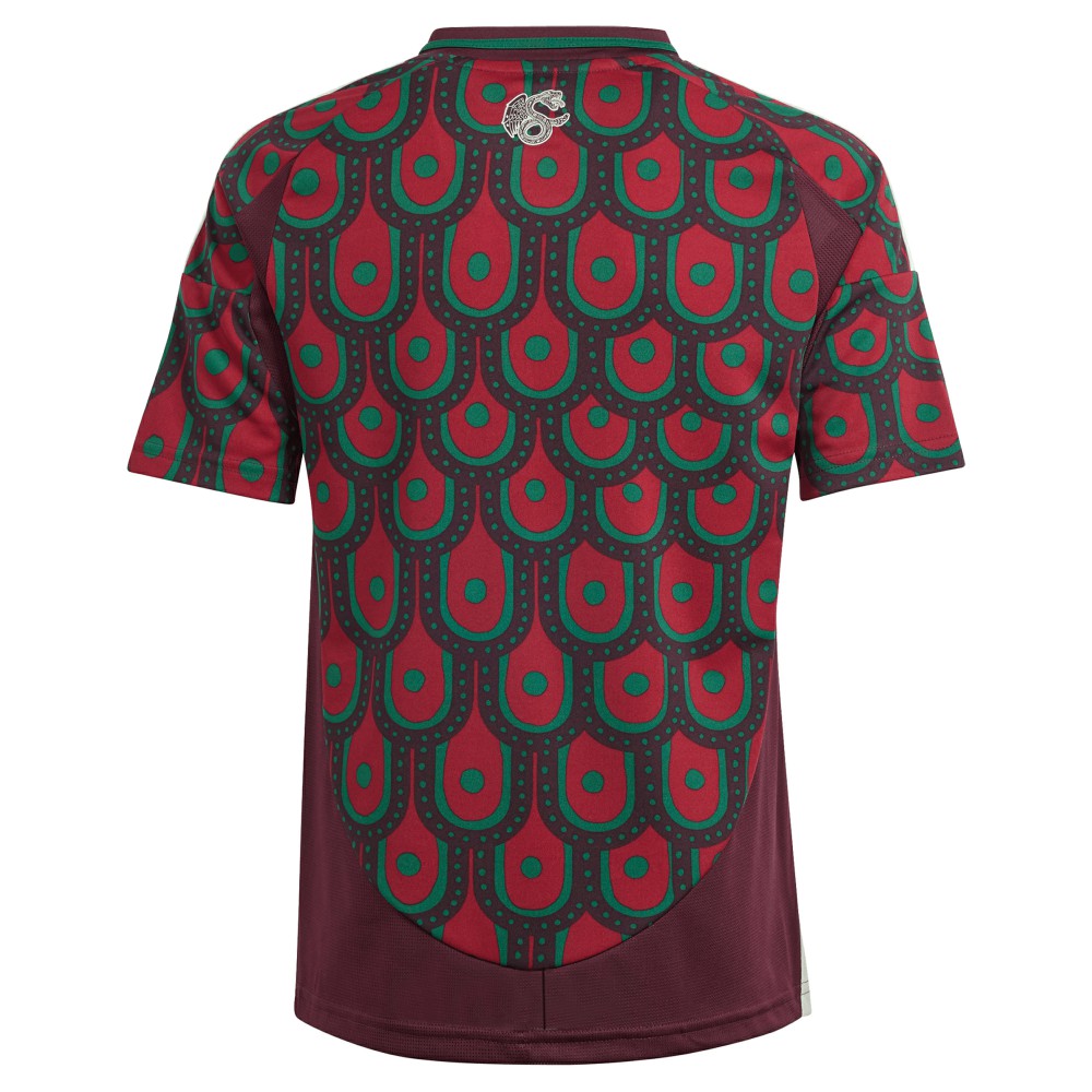 Mexico National Team Youth 2024 Home Replica Jersey Burgundy | Adidas cheap