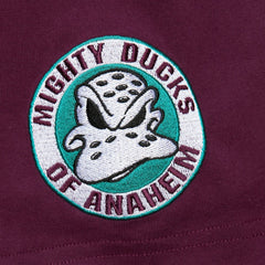 Teemu Selanne Anaheim Ducks Mitchell & Ness Premium Nickname Vintage Logo T-Shirt - Purple - NHL