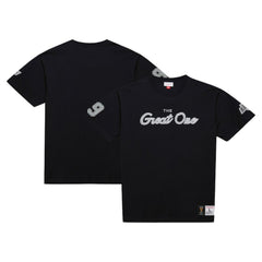 Wayne Gretzky Los Angeles Kings Mitchell & Ness Premium Nickname Vintage Logo T-Shirt - Black - NHL