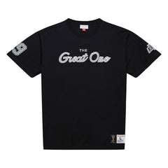 Wayne Gretzky Los Angeles Kings Mitchell & Ness Premium Nickname Vintage Logo T-Shirt - Black - NHL
