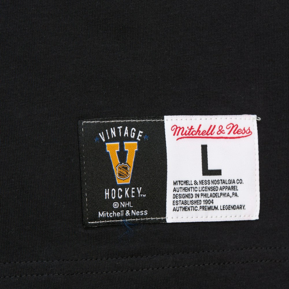 Wayne Gretzky Los Angeles Kings Mitchell & Ness Premium Nickname Vintage Logo T-Shirt - Black - NHL