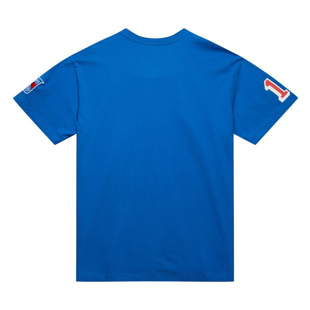 Mark Messier New York Rangers Mitchell & Ness Premium Nickname Vintage Logo T-Shirt - Blue - NHL