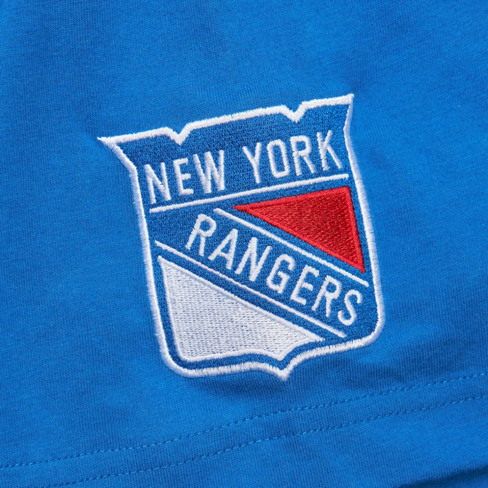 Mark Messier New York Rangers Mitchell & Ness Premium Nickname Vintage Logo T-Shirt - Blue - NHL