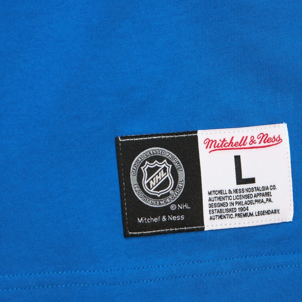 Mark Messier New York Rangers Mitchell & Ness Premium Nickname Vintage Logo T-Shirt - Blue - NHL