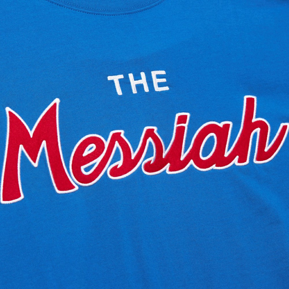 Mark Messier New York Rangers Mitchell & Ness Premium Nickname Vintage Logo T-Shirt - Blue - NHL