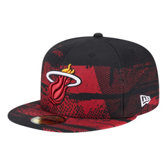 Miami Heat Tip-Off 59FIFTY Fitted Hat Black - NBA