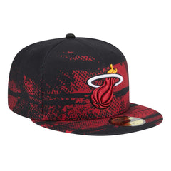 Miami Heat Tip-Off 59FIFTY Fitted Hat Black - NBA