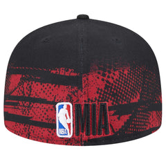Miami Heat Tip-Off 59FIFTY Fitted Hat Black - NBA