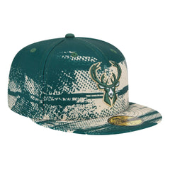 Milwaukee Bucks Tip-Off 59FIFTY Fitted Hat Hunter Green - NBA