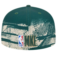 Milwaukee Bucks Tip-Off 59FIFTY Fitted Hat Hunter Green - NBA