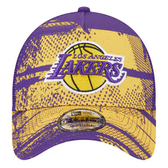 Los Angeles Lakers Tip Off A-Frame Trucker 9FORTY Adjustable Hat Purple/Gold - NBA