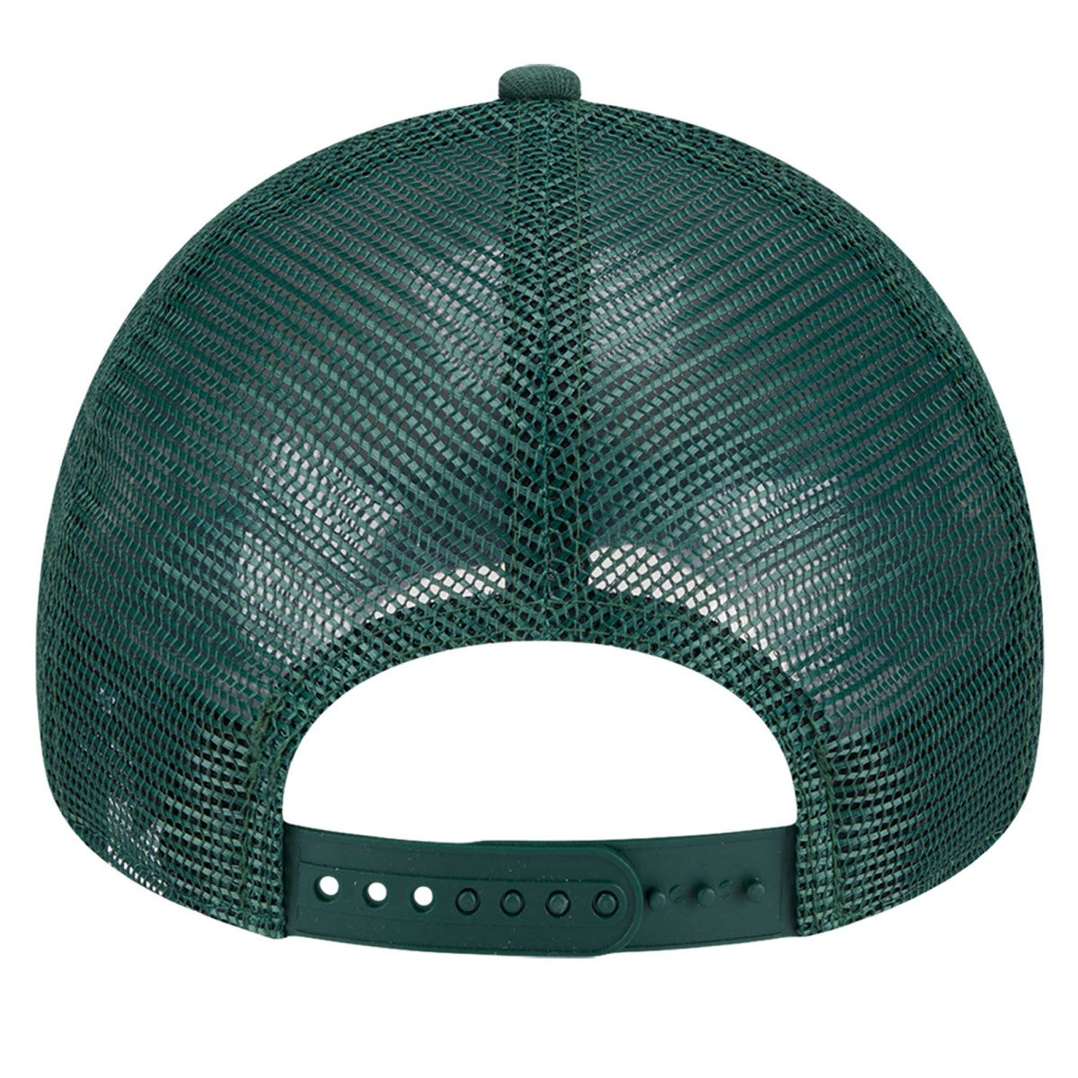 Milwaukee Bucks Tip Off A-Frame Trucker 9FORTY Adjustable Hat Hunter Green/Cream - NBA
